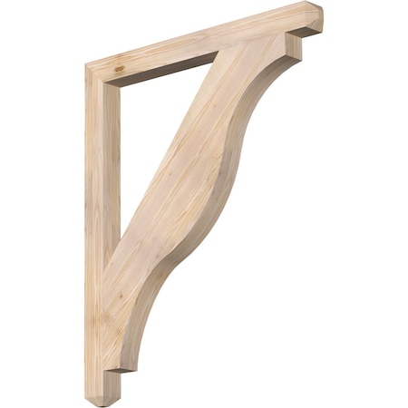Ekena Millwork Funston Craftsman Smooth Bracket, Douglas Fir, 3 1/2"W x 40"D x 48"H BKT04X40X48FST04SDF